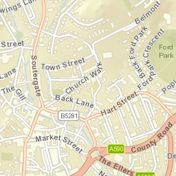 Ulverston Street Map