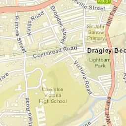 9 Rydal Rd, Ulverston, Cumbria LA12 9BU, UK Street Map