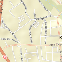 Koszalin Street Map