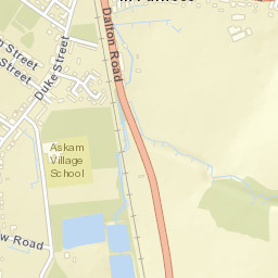 Askam in Furness Street Map