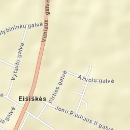 Eišiškės Street Map