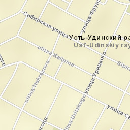Ust’-Uda Street Map