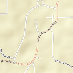 Grabowo Kościerskie Street Map