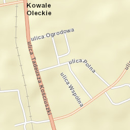 Kowale Oleckie Street Map