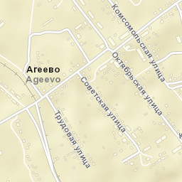 Ageyevo Street Map