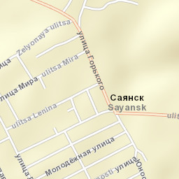 Sayansk Street Map
