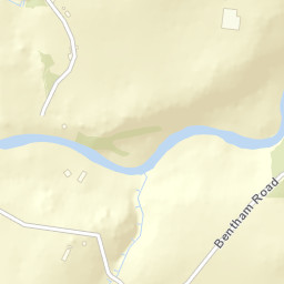 Bentham Road, North Yorkshire, UK Street Map