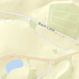 Back Lane, Lancaster, North Yorkshire LA2 Street Map