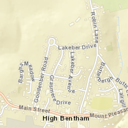High Bentham Street Map