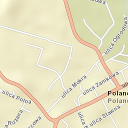 Polanów Street Map