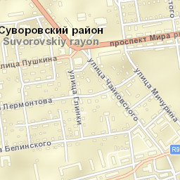 Suvorov Street Map