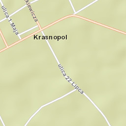Krasnopol Street Map