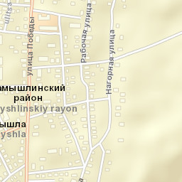 Kamyshla Street Map