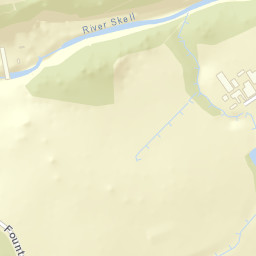 Fountains Lane, Ripon, North Yorkshire HG4 Street Map