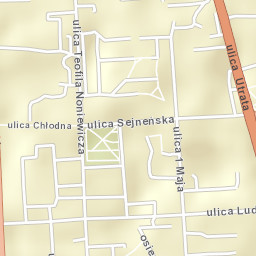 Suwałki Street Map