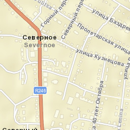 Severnoye Street Map