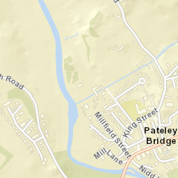 Pateley Bridge Street Map