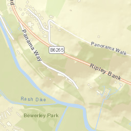 Ripley Bank, Harrogate, North Yorkshire HG3 Street Map