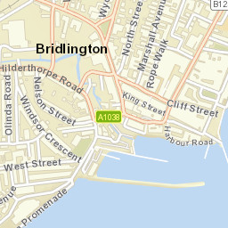 Bridlington Street Map