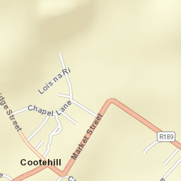 Cootehill Street Map