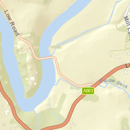 Low Road, Caton, Lancaster, Lancashire Street Map