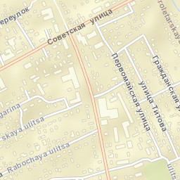 Zubova Polyana Street Map