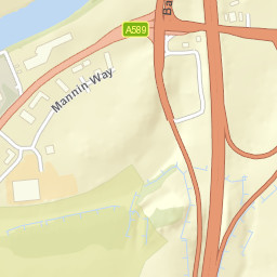 2 Mannin Way, Lancaster, Lancashire LA1 Street Map