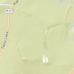 Tarns Lane, Yorkshire Dales National Park Street Map