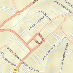 Trzebiatów Street Map