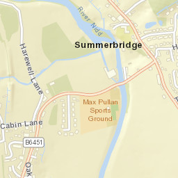 2 Grange Road, Dacre, North Yorkshire HG3 Street Map