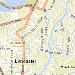 Lancaster Street Map