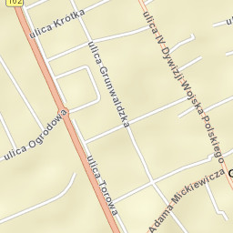 Gościno Street Map