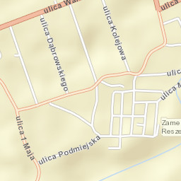 Reszel Street Map