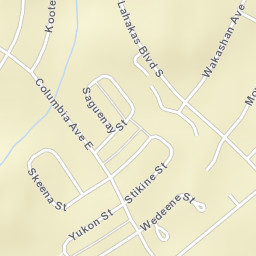 Kitimat Street Map