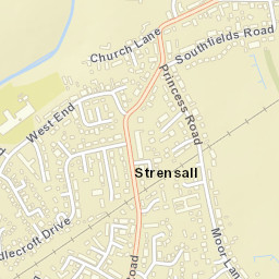 Strensall Street Map
