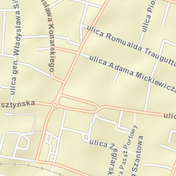 Giżycko Street Map
