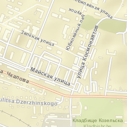Kozel’sk Street Map