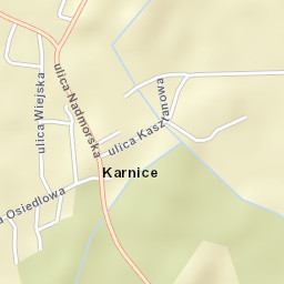 Karnice Street Map