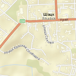 Shatsk Street Map