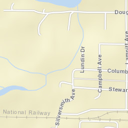 Vanderhoof Street Map
