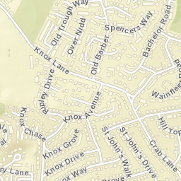 Saint John\'s Walk, Harrogate, North Yorkshire Street Map