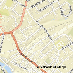 Knaresborough Street Map