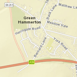 12 Meadow Vale, Green Hammerton, York Street Map