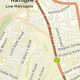 1 Parliament Street, Harrogate, North Yorkshire County HG1 2Q Street Map