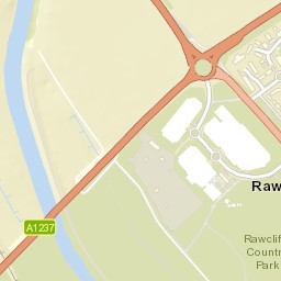 A1237, York YO30, UK Street Map