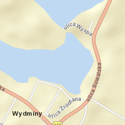Wydminy Street Map