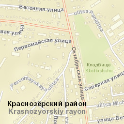 Krasnozërskoye Street Map