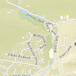 Embsay Street Map