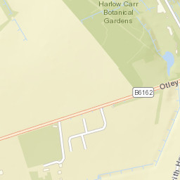 Crag Lane, Harrogate, North Yorkshire HG3 Street Map