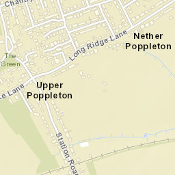 Upper Poppleton Street Map